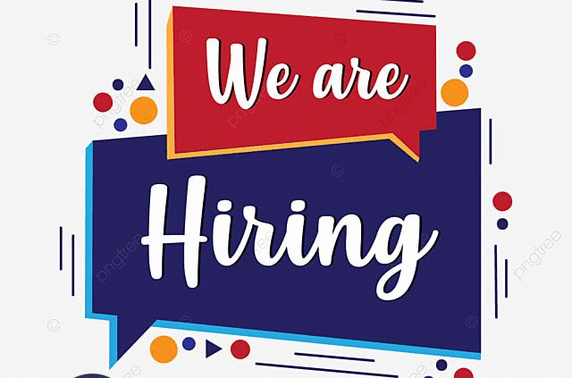 We are Hiring
